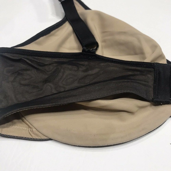 Maidenform Lilyette Bra 38D PREOWNED Nude Adjustable Strap Sheer Lace Underwire - Picture 5 of 6